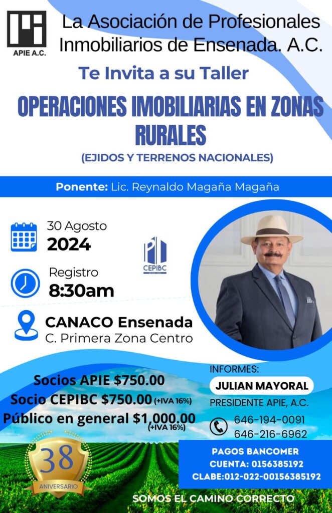 Taller Operaciones Inmobiliarias en Zonas Rurales