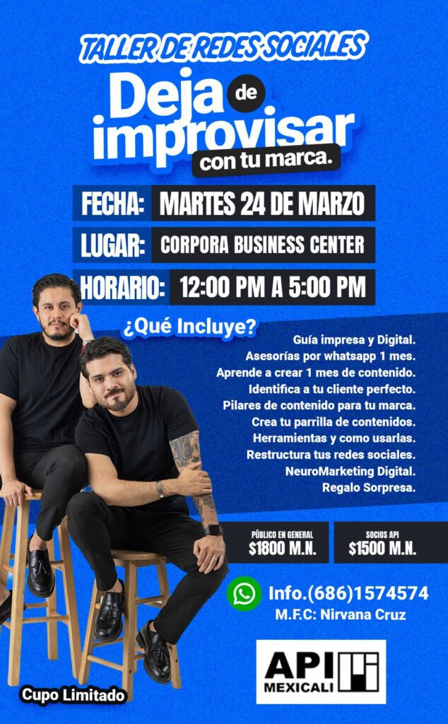 Taller: «Deja de Improvisar con tu Marca»