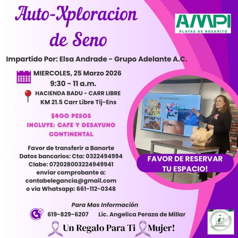 🌸 Invitación Especial: Taller de Autoexamen y Prevención