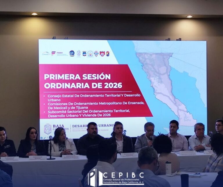 En representación de nuestro presidente, el Dr. Fermín Kim King, el Lic. Alberto Parra asistió a la Primera Sesión Ordinaria 2026 del Consejo Estatal de Desarrollo Urbano.