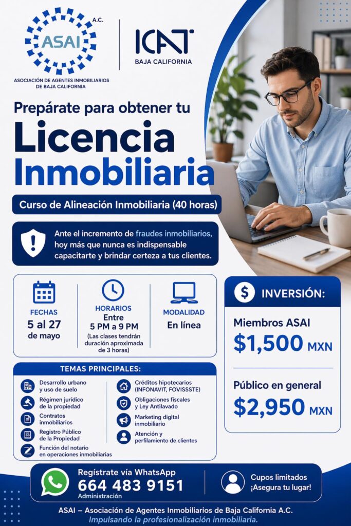 CURSO DE ALINEACIÓN INMOBILIARIA