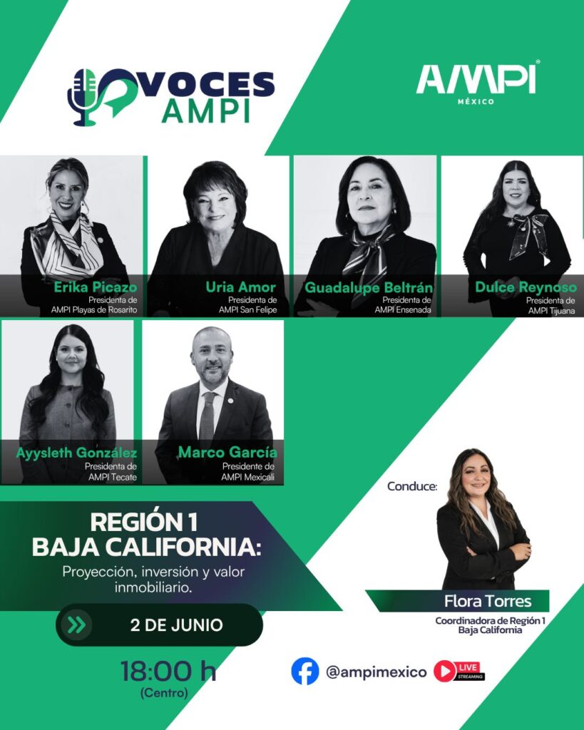 🏡🎙️ El futuro inmobiliario de Baja California se analiza en Voces AMPI