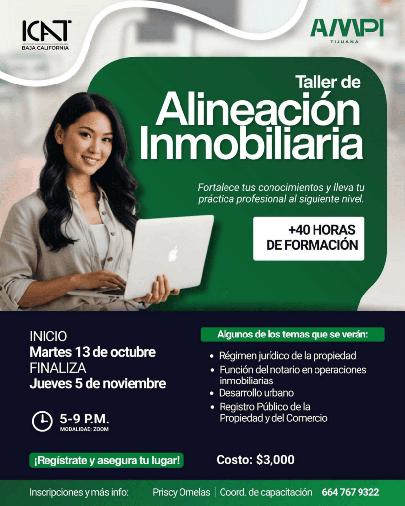Taller de Alineación Inmobiliaria de AMPI Sección Tijuana